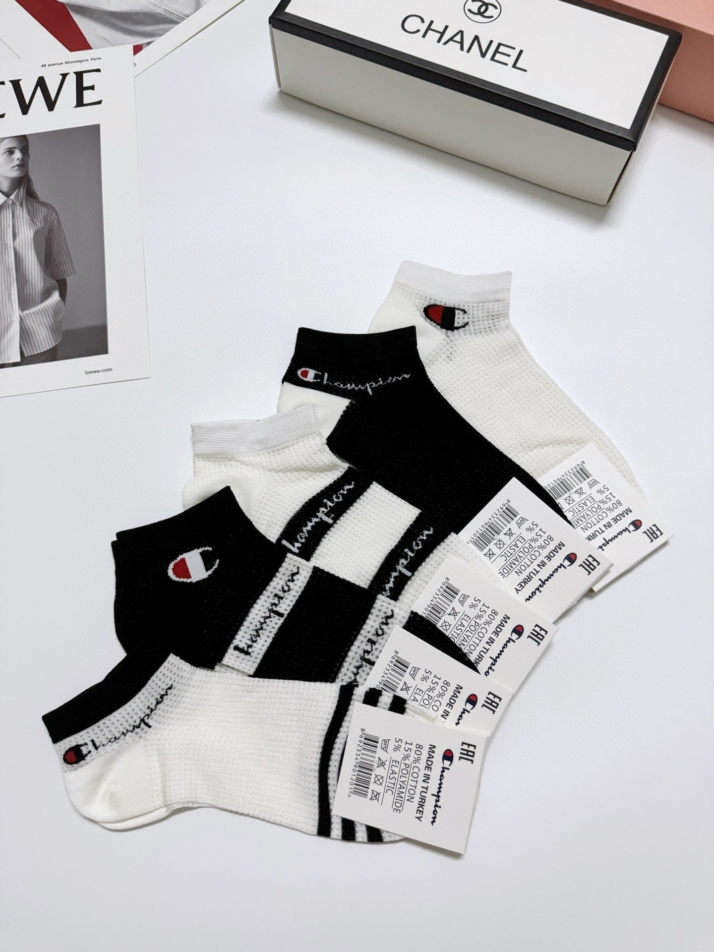 Calcetines con estampado clásico