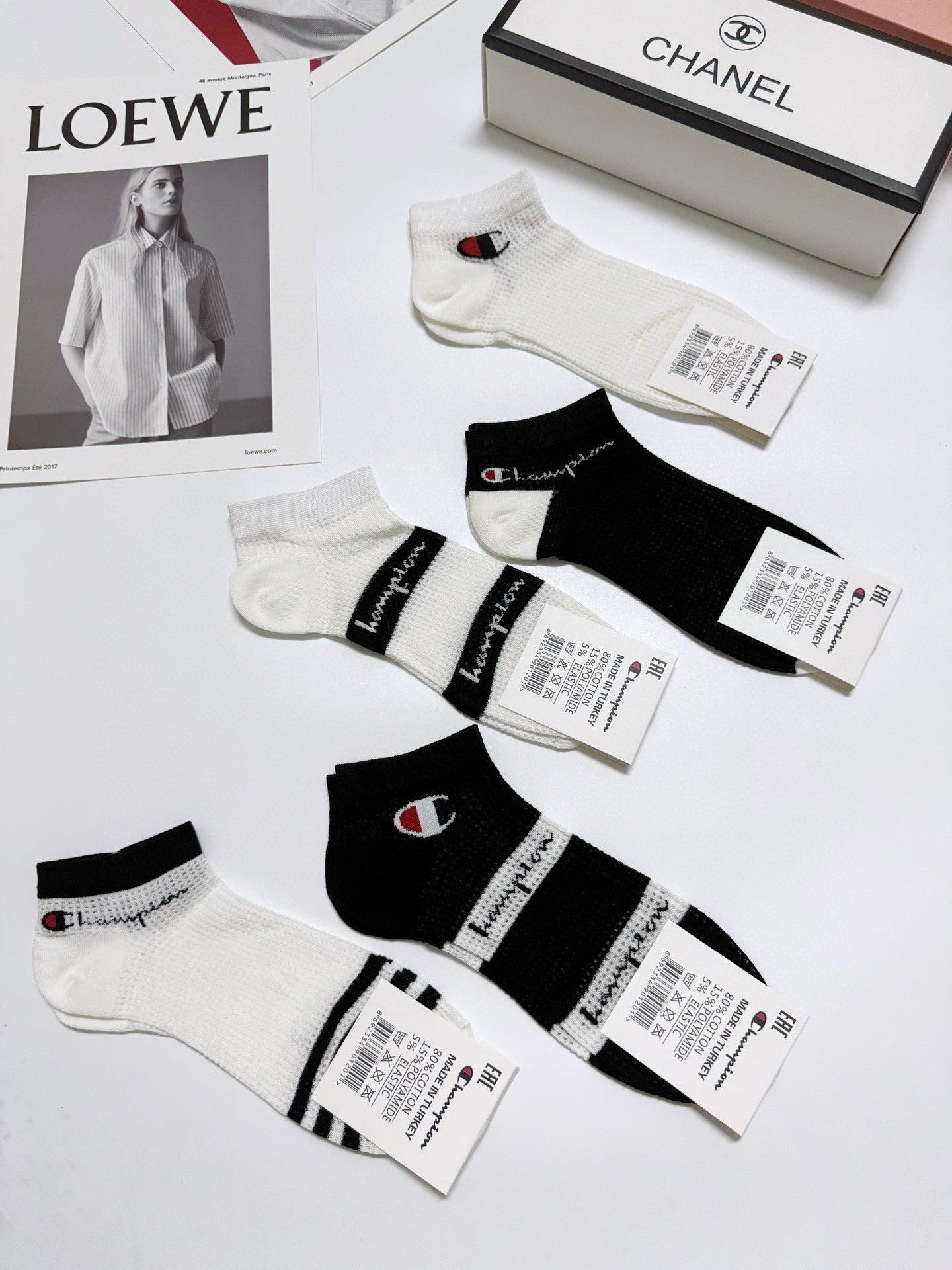 Calcetines con estampado clásico