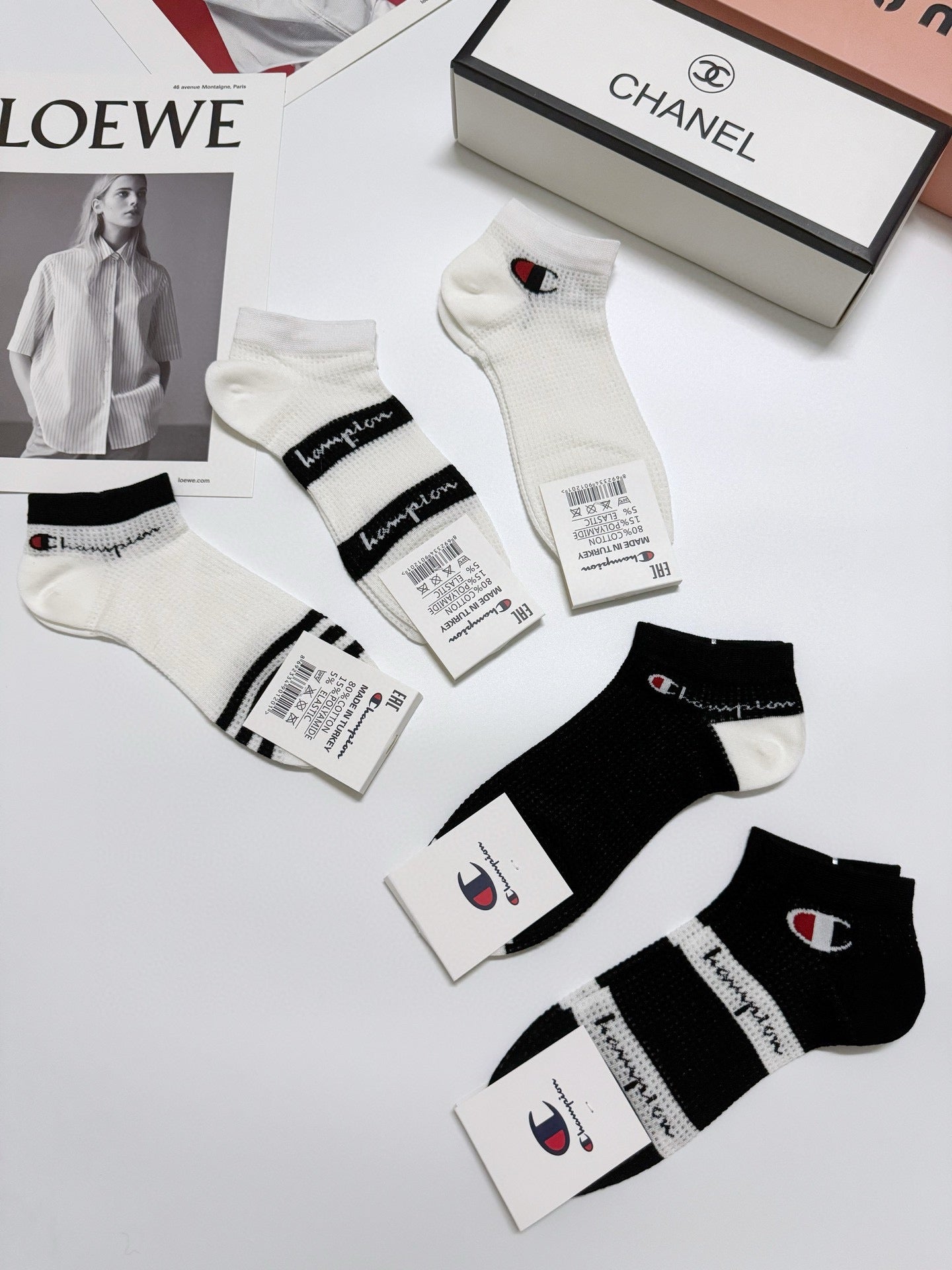 Calcetines con estampado clásico
