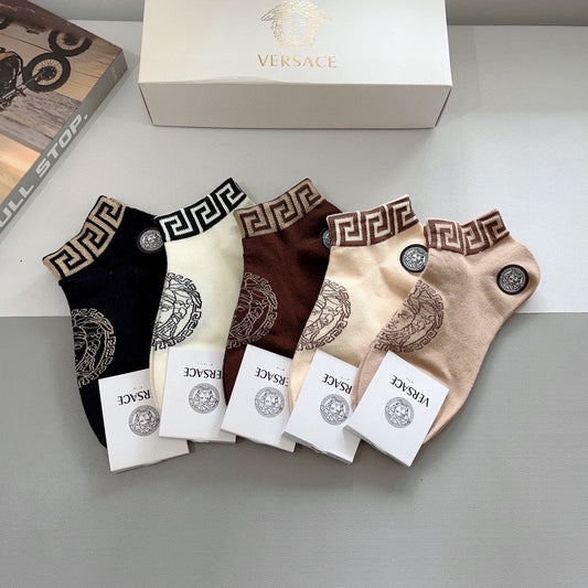 Chaussettes à motif visage classique