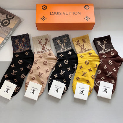 Calcetines con estampado completo y patrón clásico