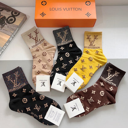 Calcetines con estampado completo y patrón clásico